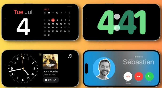 赤壁苹果手机维修分享iOS17横屏充电待机显示有什么好处 