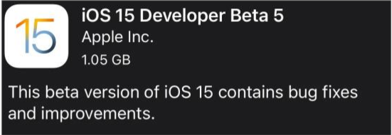赤壁苹果手机维修分享如何升级到iOS15.0 beta5 